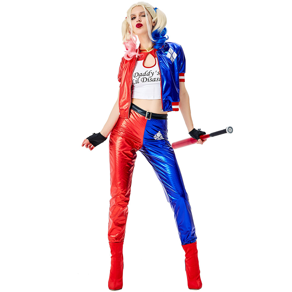 Anime Harley Quinn Cosplay - Cô Gái Tự Sát Harley Trang