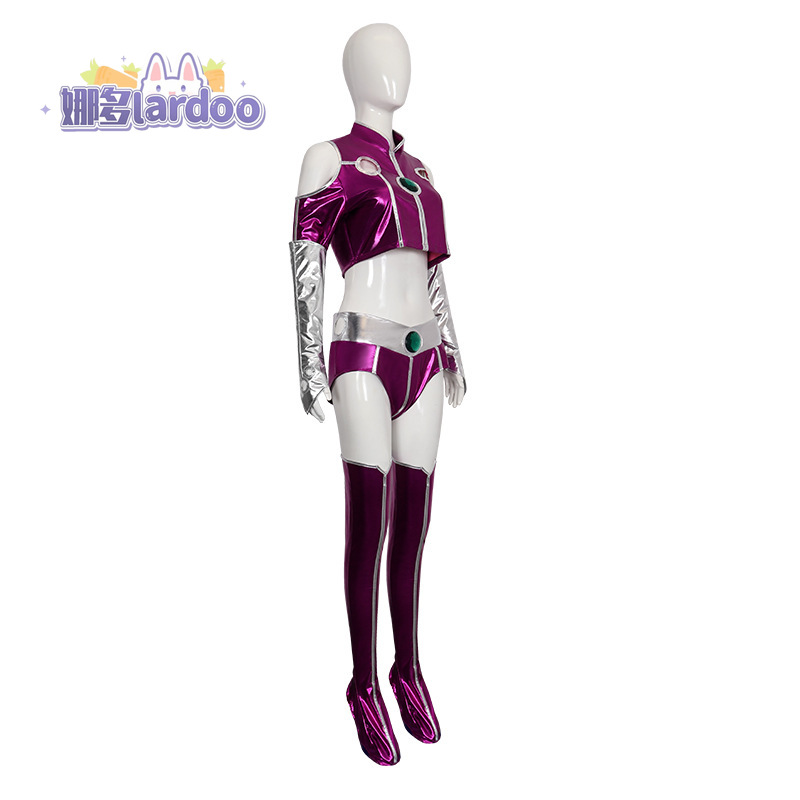 Anime Cosplay Boy - Raven Boy Mars Purple Tight Faux
