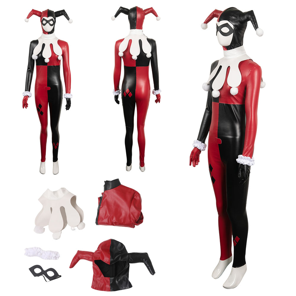 Anime Harley Quinn Cosplay - Suicide Quinzel Cosplay Adult Girls Jumpsuit