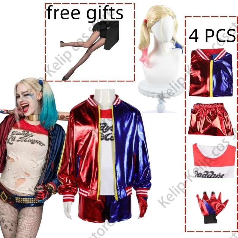 Anime Harley Quinn Cosplay Cos - đánh giá và giá Anime Harley Quinn Cosplay