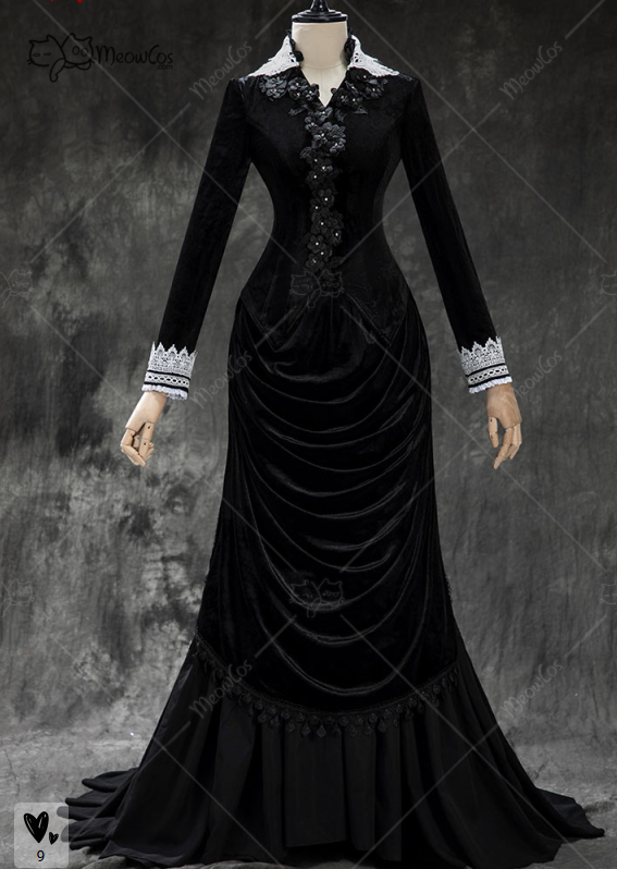 MEOWCOS Women's Gothic Black V - đánh giá và giá Anime Cosplay Com