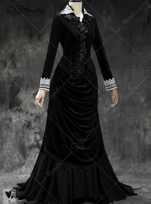 MEOWCOS Women's Gothic Black V - đánh giá và giá Anime Cosplay Com