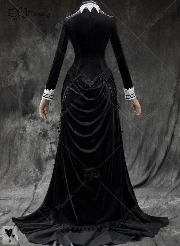 MEOWCOS Women's Gothic Black V - đánh giá và giá Anime Cosplay Com