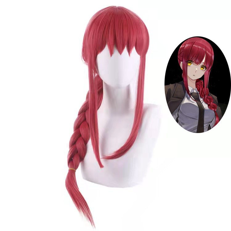 Makima Cosplay wig Anime Chain - đánh giá và giá Anime Cosplay Makima