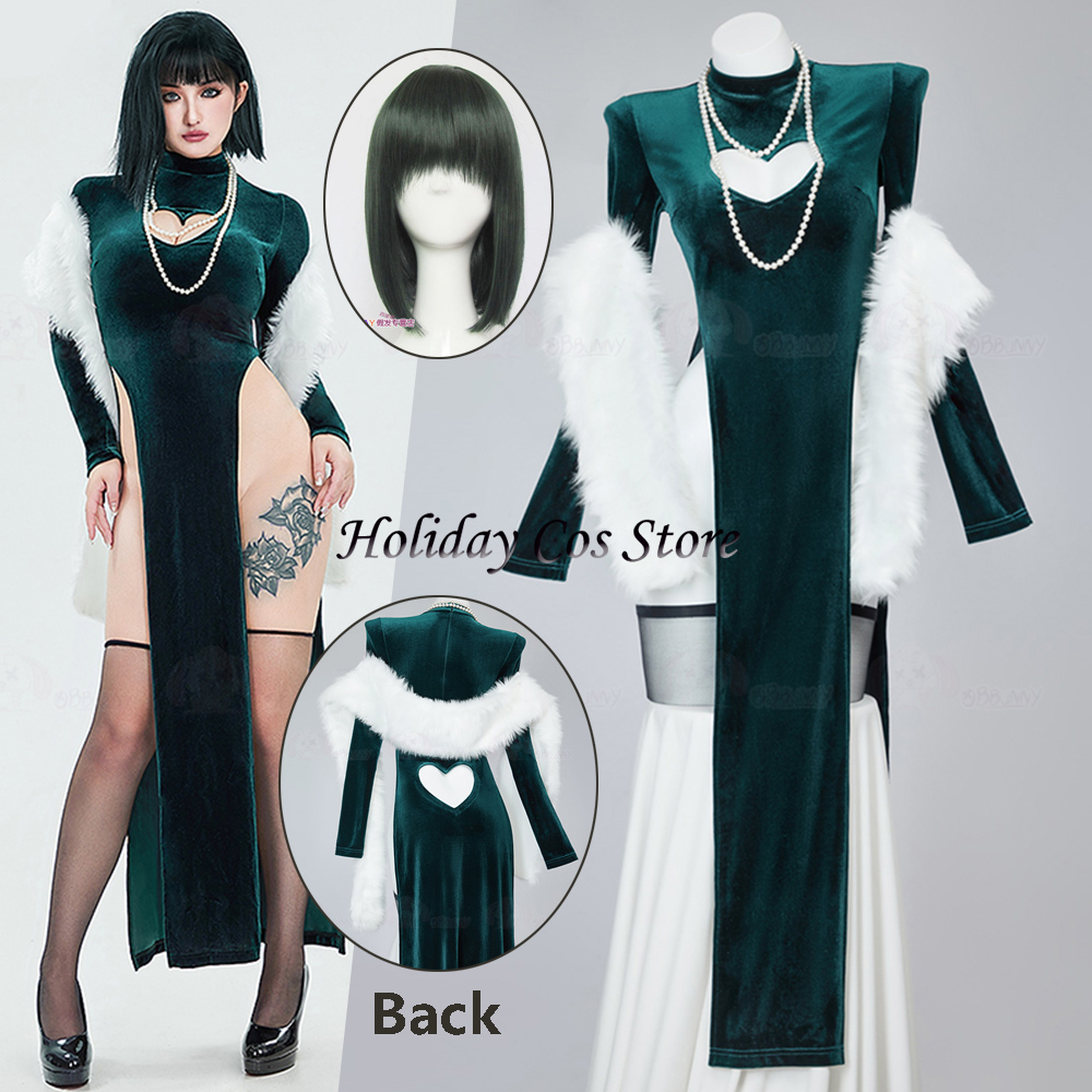 ONE PUNCH-MAN Fubuki Cheongsam - đánh giá và giá Anime Cosplay One Punch Man