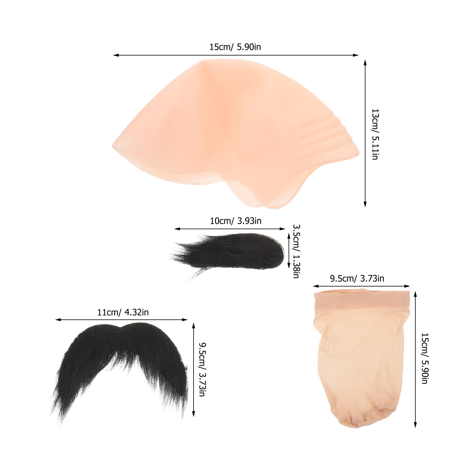 1Set Realistic Bald Cap Costum - đánh giá và giá Anime Cosplay Makeup