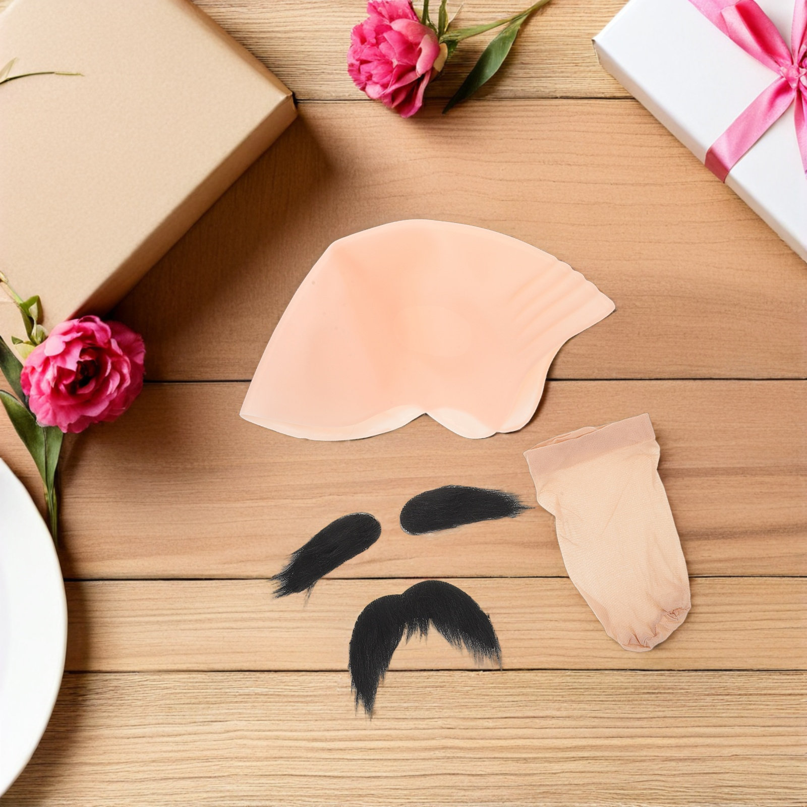 1Set Realistic Bald Cap Costum - đánh giá và giá Anime Cosplay Makeup