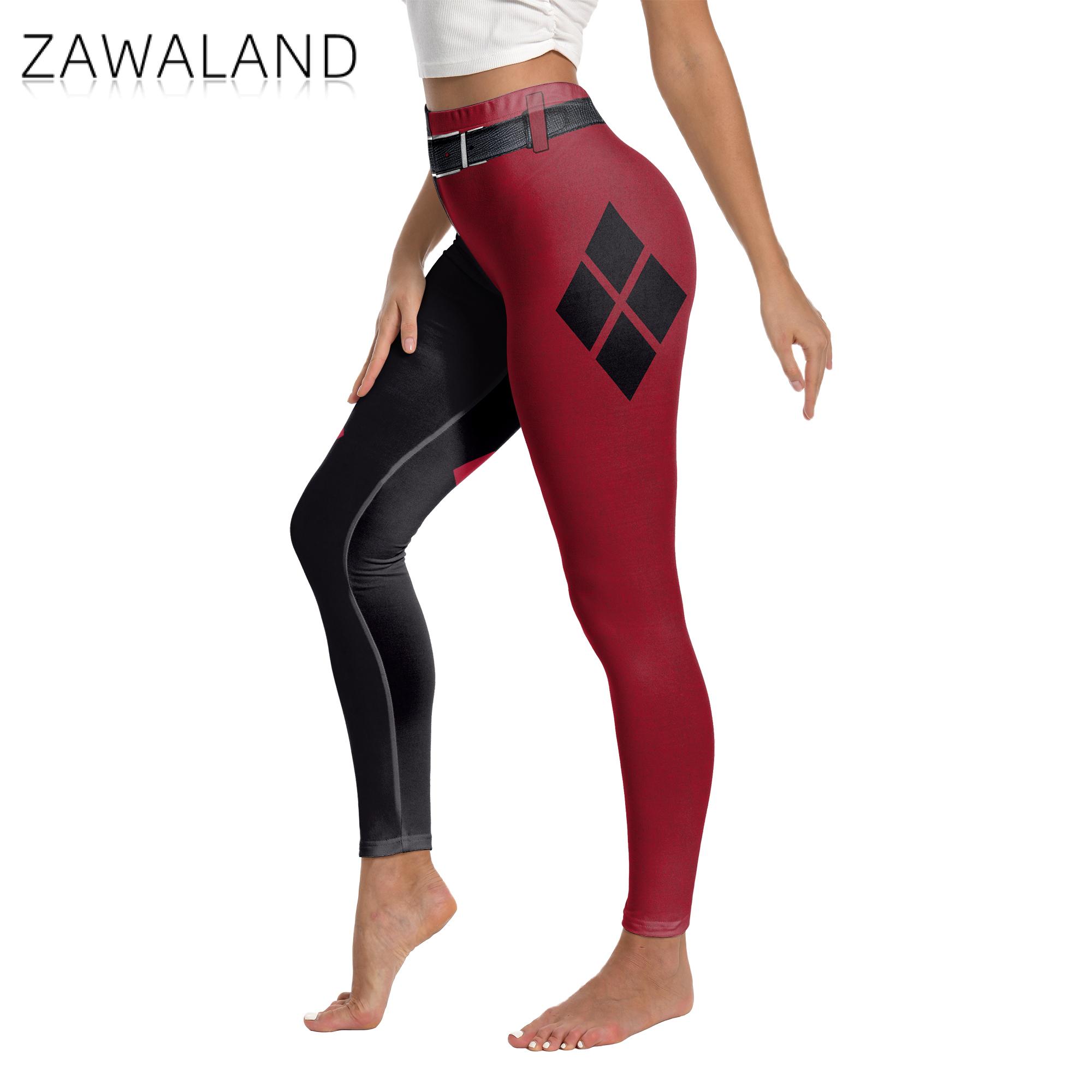 ZAWALAND Leggings for Women Co - đánh giá và giá Anime Harley Quinn Cosplay