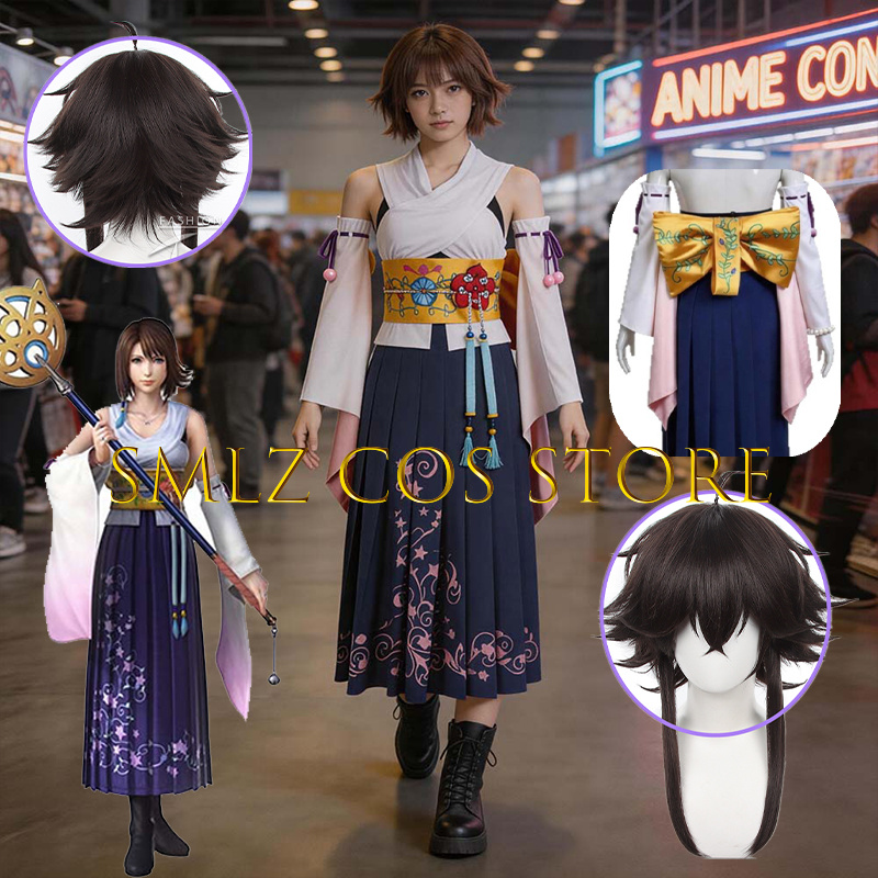 Smlz FFX Yuna Cosplay Anime FF - đánh giá và giá Anime Cosplay Girl Costume
