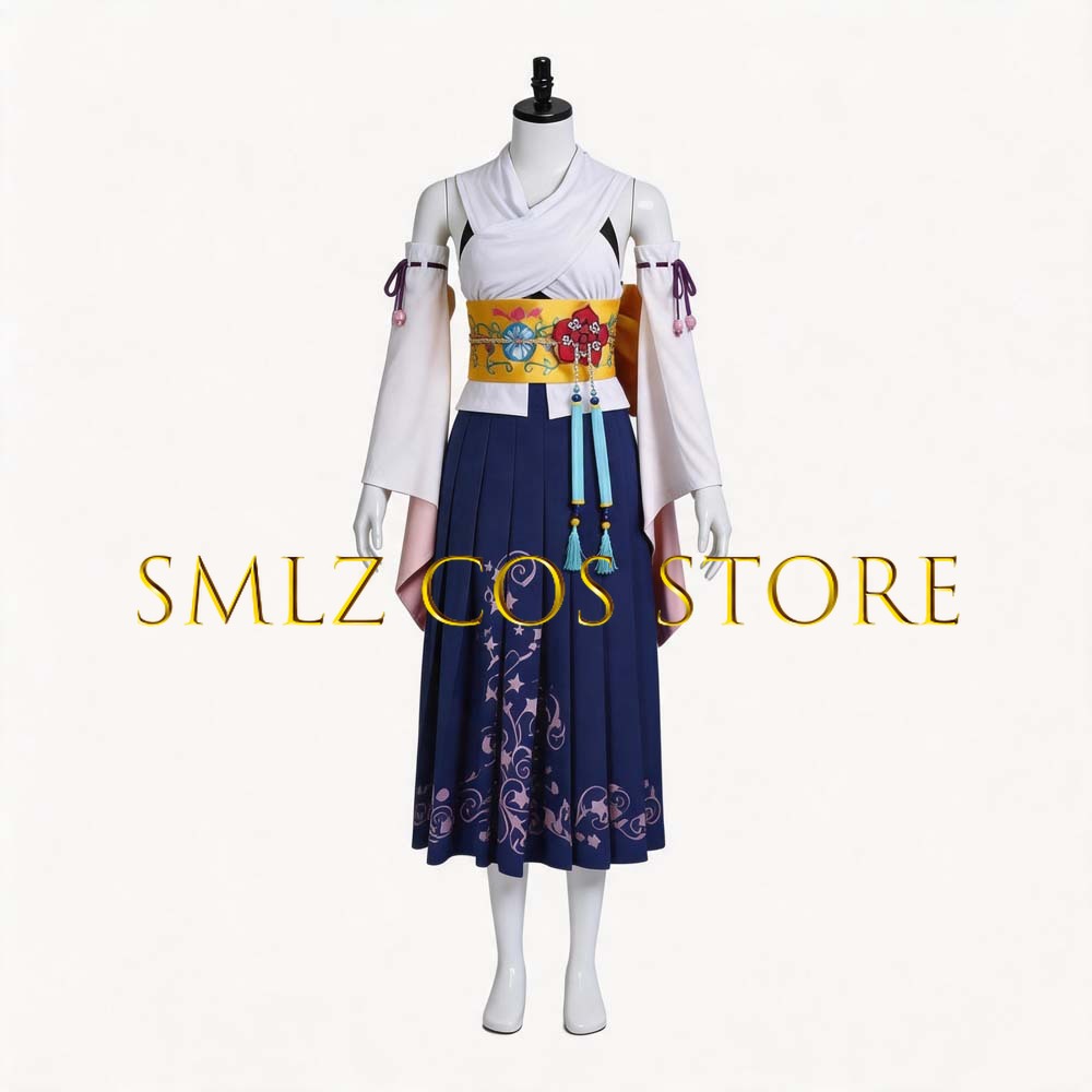 Smlz FFX Yuna Cosplay Anime FF - đánh giá và giá Anime Cosplay Girl Costume