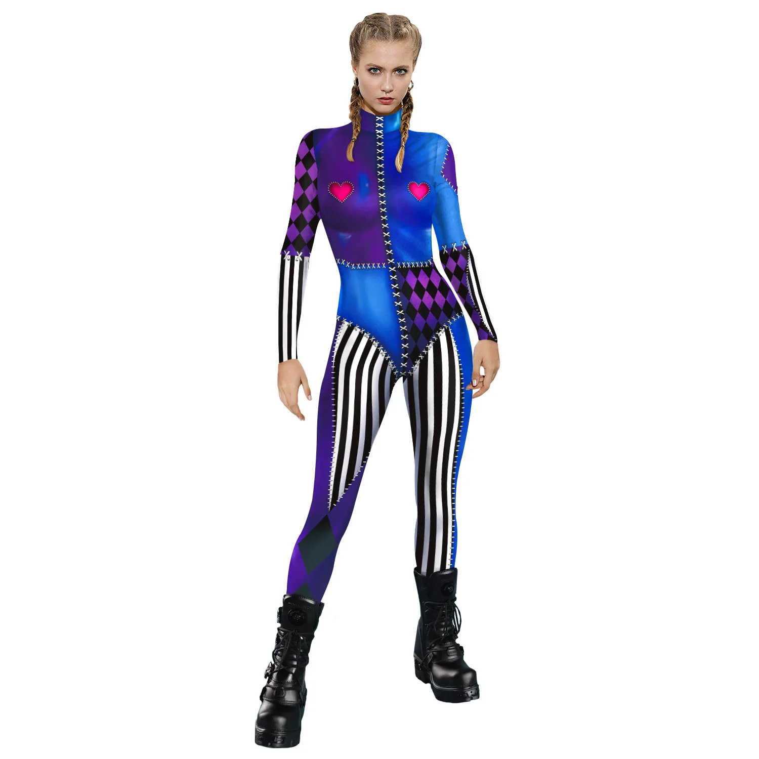 Anime Harley Cosplay Costume W - đánh giá và giá Anime Harley Quinn Cosplay
