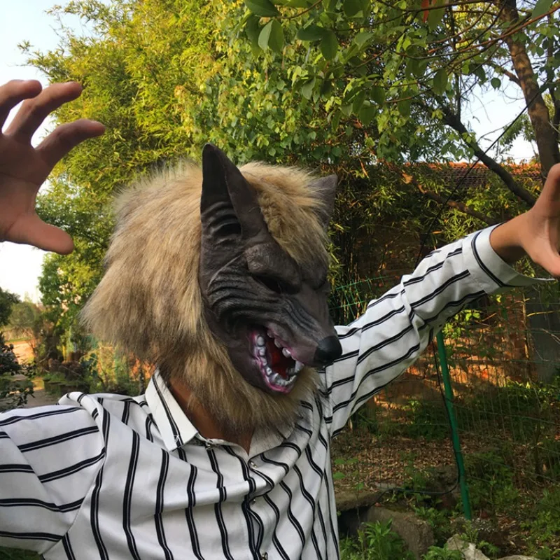 Werewolf Costume  Party Mask   - đánh giá và giá Anime Cosplay With Mask