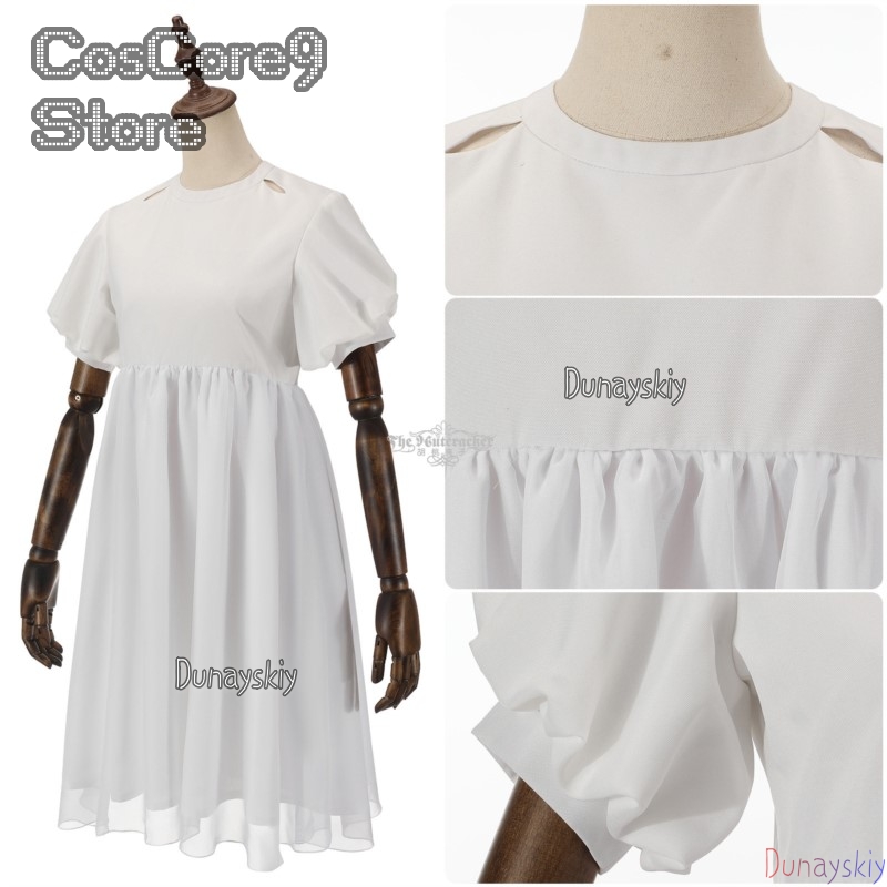 Sua Cosplay kostüm White Dress - đánh giá và giá Anime Cosplay Kostüm