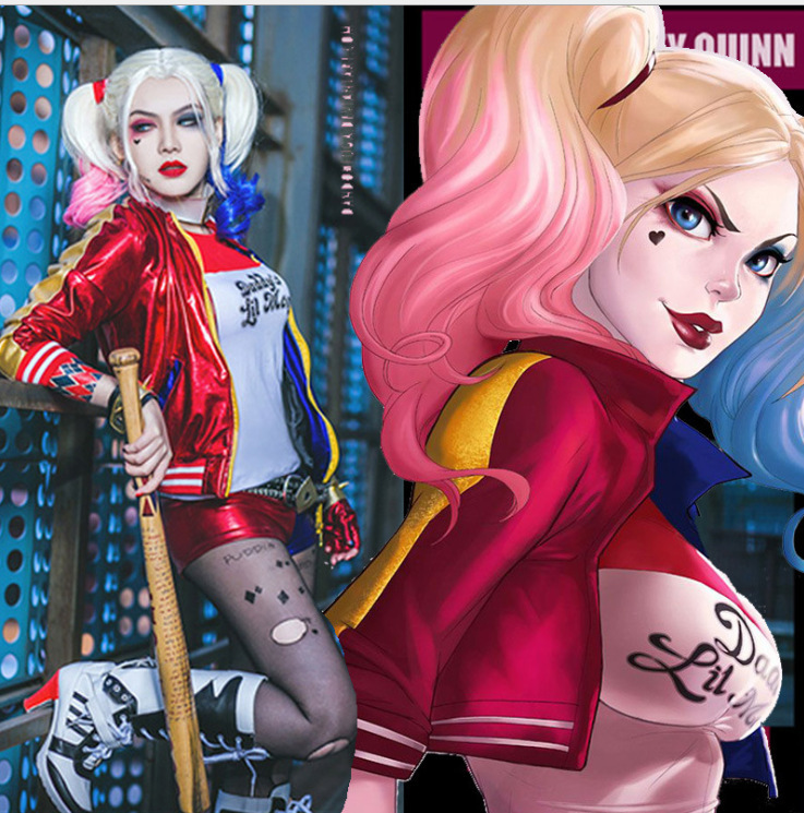 Halloween Suicide Squad Costum - đánh giá và giá Anime Harley Quinn Cosplay