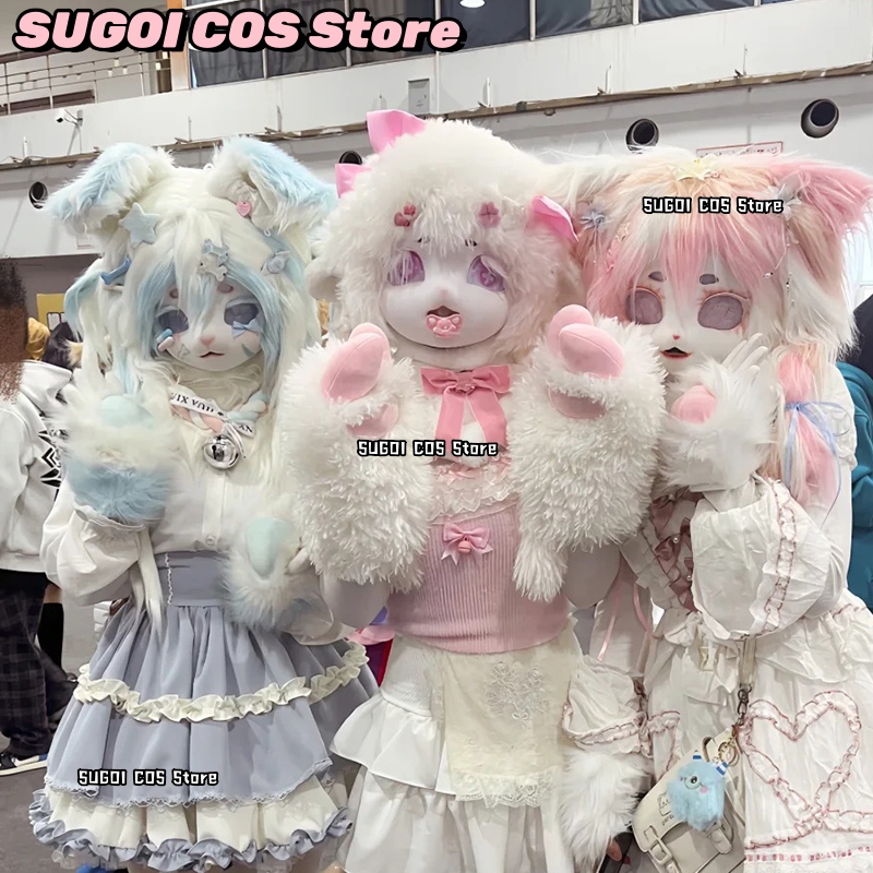 aBcSCS*Fursuit Head Kigurumi C - đánh giá và giá Anime Cosplay With Mask
