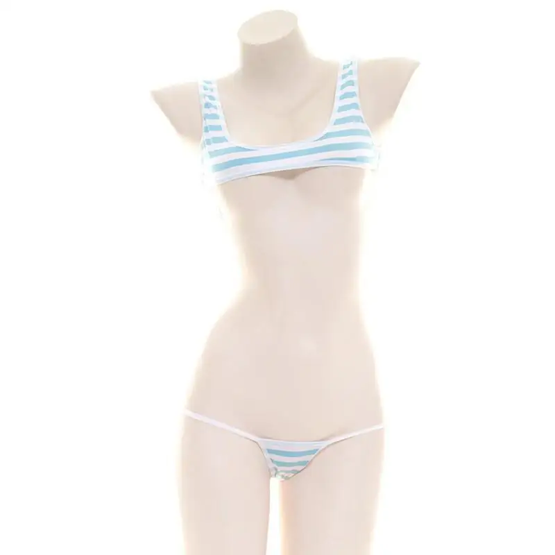Sexy Japanese Style  Blue Whit - đánh giá và giá Anime Cosplay Bikini